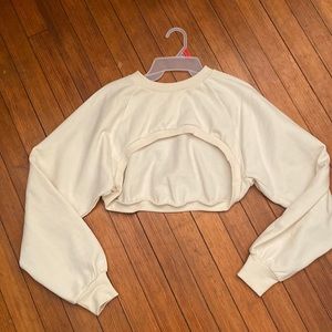 half warm sweatshirt!